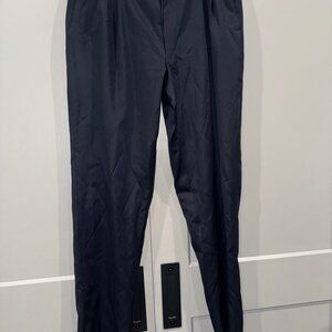 Mens Polo University Club Ralph Lauren Navy 36 Unhemmed Slacks Wool